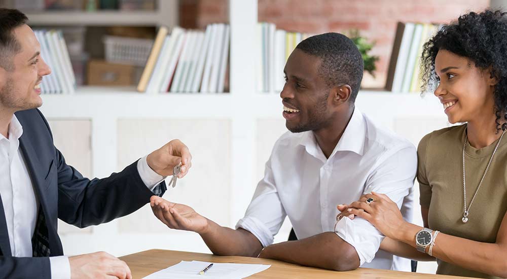 New homeowners closing the deal